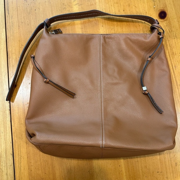 Vince Camuto Corin Tan Leather Hobo Bag - Picture 2 of 9